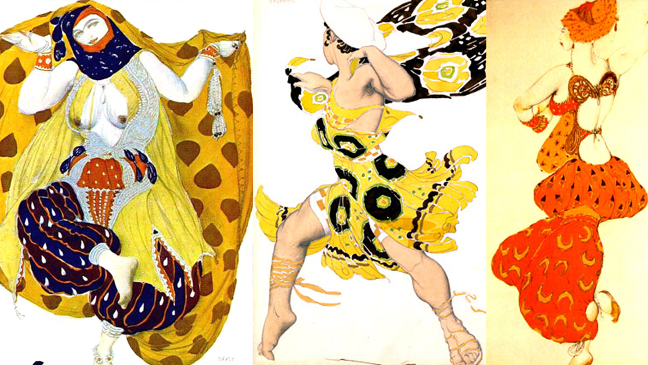 Bakst dance costume design