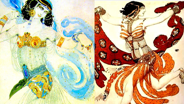 Bakst dance costume design